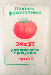 Полиэтиленовый пакет ПНД фасовочный 24х37х10 помидор 400/20 в Ростове-на-Дону - купить оптом от производителя ПК Котово Полимер