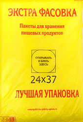 Полиэтиленовый пакет ПНД фасовочный 24х37х8 экстра 450/20 в Ростове-на-Дону - купить оптом от производителя ПК Котово Полимер