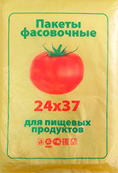 Полиэтиленовый пакет ПНД фасовочный 24х37х8 помидор 400/20 в Ростове-на-Дону - купить оптом от производителя ПК Котово Полимер