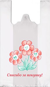 Полиэтиленовый пакет Цветы 27+15х47х10 100/5000 в Ростове-на-Дону - купить оптом от производителя ПК Котово Полимер